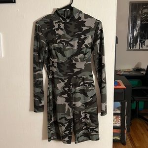 Biker shorts jumpsuit